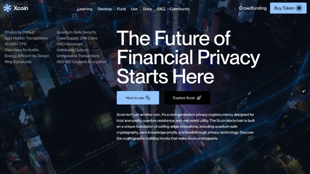 Website von Xcoin auf Desktop und Smartphone